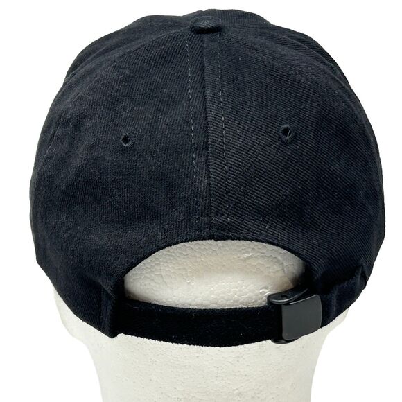 Vintage ESPN Baseball Cap Hat 90s Total Sports Network USA Made Strapback Black - Picture 4 of 10